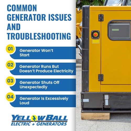 common generator issues and troubleshooting