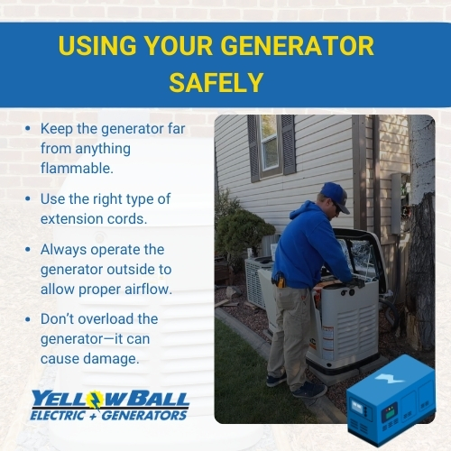 using home generator installation safely