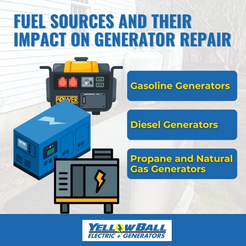 fuel sources and their impact on generator repair