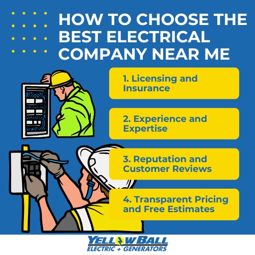how to choose the best electrical company near me
