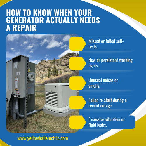 how to know when your generator actually needs a repair