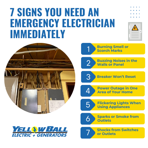 signs you need emergency electrician